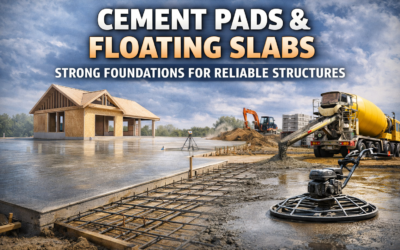 Cement Pads & Floating Slabs: Strong Foundations for Reliable Structures